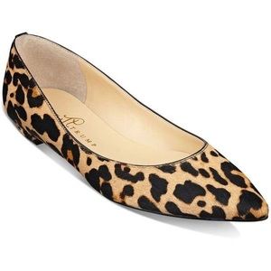 Leopard print flats